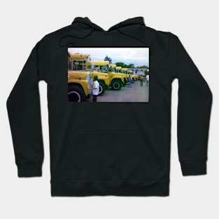 School bus in Guatemala 1991 Hoodie